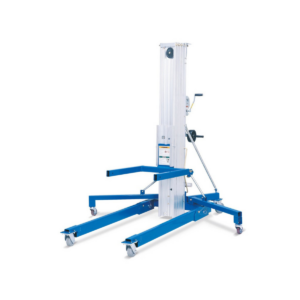Teleskopischer Montagelift manuell – Tragkraft 454 kg – Hubbereich 150 bis 2.020 mm