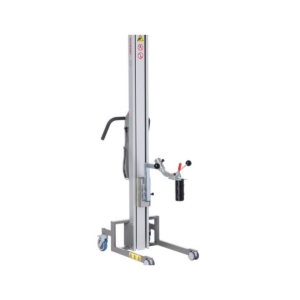HOVMAND Elektrischer Hebelift mit Rollenmanipulator – Tragkraft 80 kg – Hubhöhe 1.242 mm