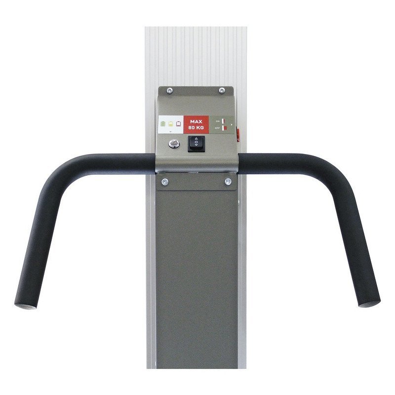 HOVMAND Elektrischer Hebelift mit Edelstahlplattform – Tragkraft 80 kg – Hubbereich 100 bis 1.310 mm – Bild 2